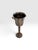 Elegant vintage Spring Switzerland champagne or wine cooler with matching pedestal stand, circa 1960s–1970s. Crafted in...