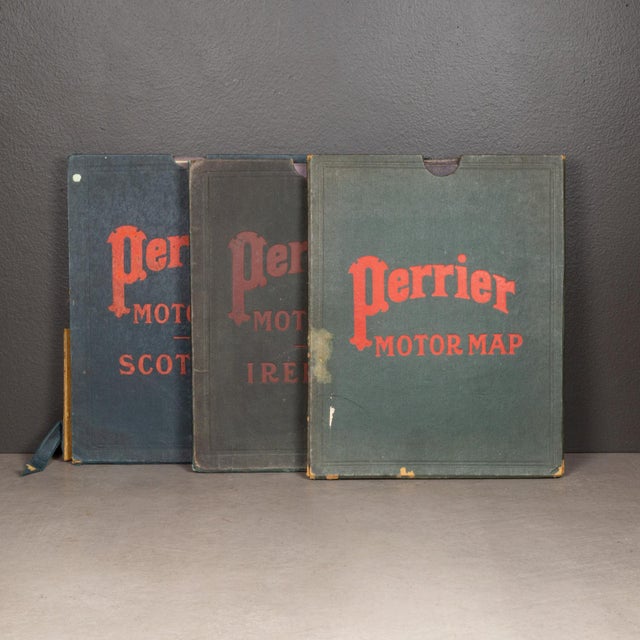 Early 20th C. Ireland Perrier Motor Map C.1910 For Sale In San Francisco - Image 6 of 6