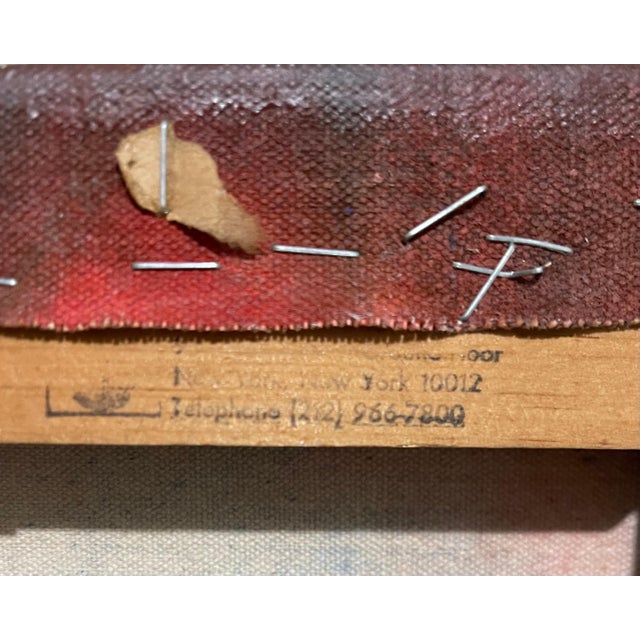 James Yohe, Modernist American Abstract Expressionist Pop Art Painting on Canvas James Yohe, 1980 For Sale - Image 4 of 13