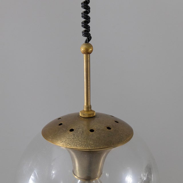 Gold Small Pendant Lamp fom La Murrina, 1970s For Sale - Image 8 of 10