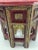 Hand Carved Red and Gilded Moroccan Side Table For Sale - Image 4 of 9