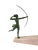 Metal Marcel Bouraine / Demarco, Art Deco Hunting Atlanta or Diana Figure with Antelope, 1920s, Metal on Stone Base For Sale - Image 7 of 9