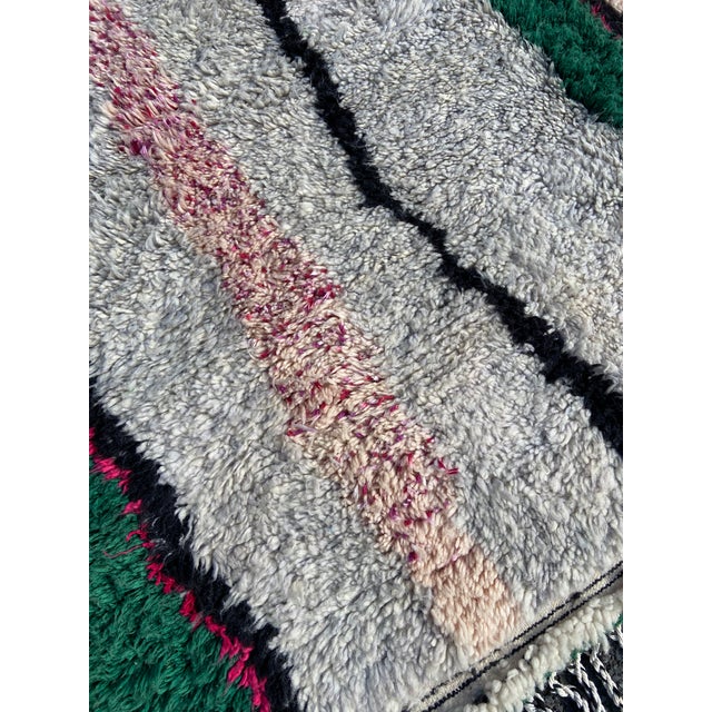Abstract Moroccan Azilal Rug For Sale - Image 3 of 7
