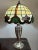 Silver, Root Wood and Cathedral Glass Lamp in the style of Tiffany, Italy, 1989 For Sale - Image 13 of 13