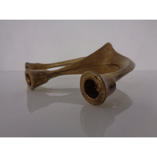 Brutalist Austrian Bronze Candleholder, 1960s For Sale - Image 13 of 18
