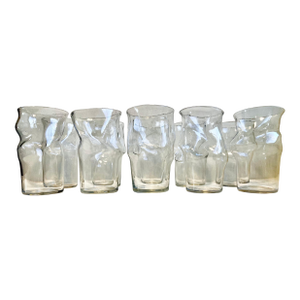 1990s Distorted Drinking Glasses - Set of 10