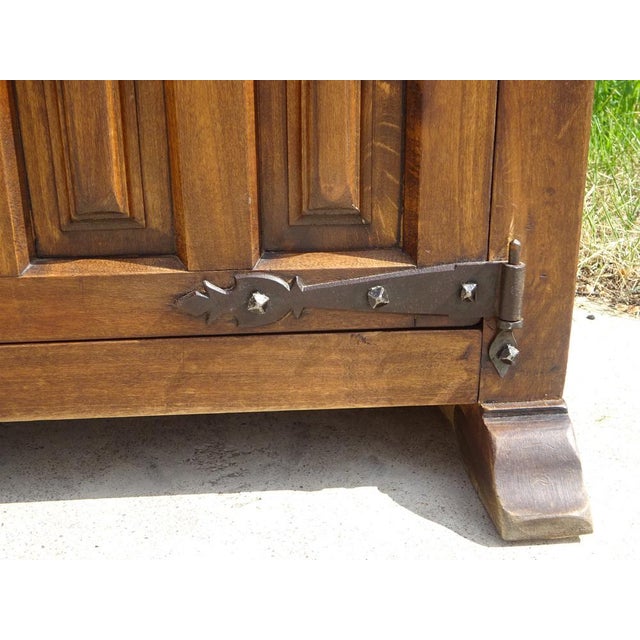 Wood Large Bedside Table in Oak, 1950s For Sale - Image 7 of 18