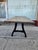 1980s Industrial Farmhouse Wood Table With Cast Iron Legs For Sale - Image 5 of 9