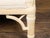 English Midcentury Bleached Faux Bamboo Lounge Chair with Upholstery For Sale - Image 11 of 11