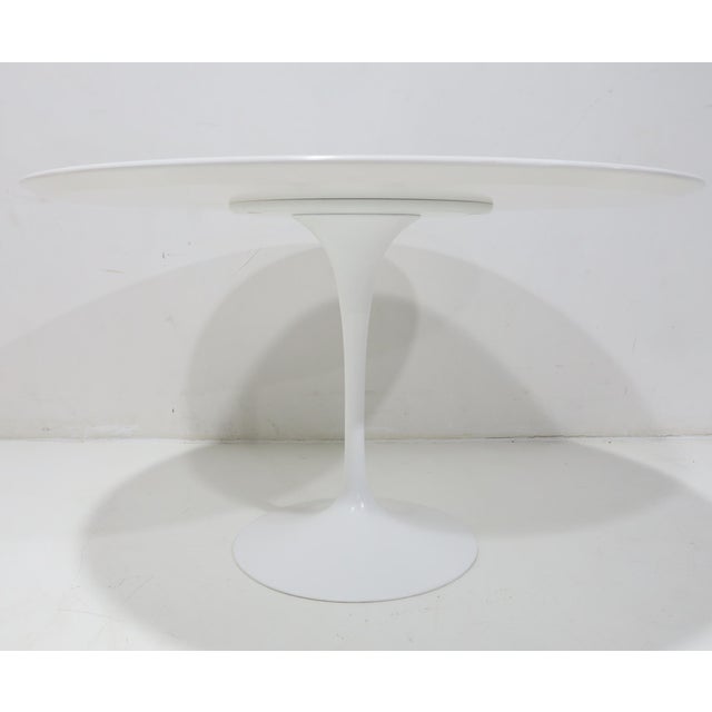 Eero Saarinen for Knoll Tulip Table, 47" For Sale - Image 10 of 10