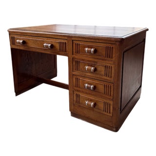 Vintage Art Deco Desk by Charles Dudouyt, 1930 For Sale