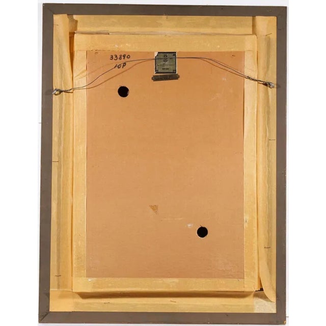 Gaston Sebire, French Post Impressionist Oil Painting Bucolic Wooded Country Lane Gaston Sebire, c.1960 For Sale - Image 10 of 11