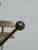 Metal Italian Coat Stand in Gilded Metal and Marble, 1950 For Sale - Image 7 of 8