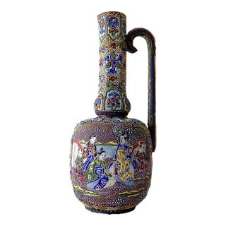 Chinese Porcelain Enameled Pitcher For Sale