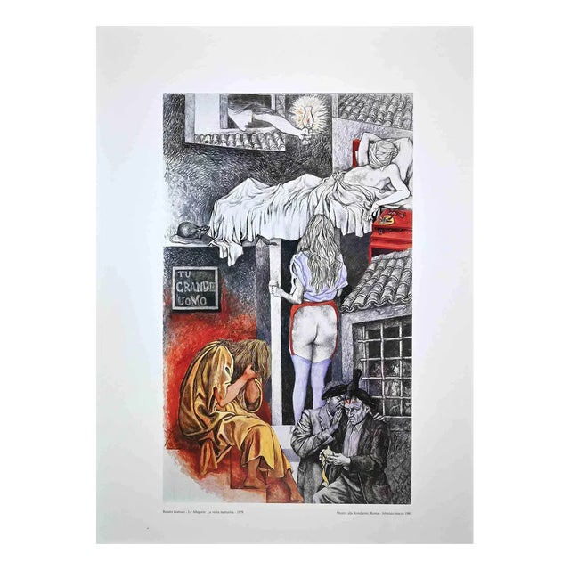 After Renato Guttuso, Allegories: The Morning Visit, 1979, Offset For Sale