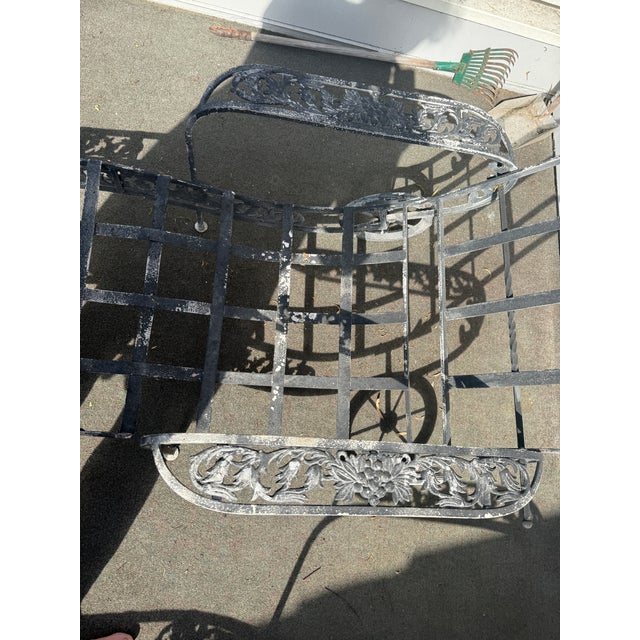 Pair of Vintage Molla Cast Aluminum Chaise Lounges For Sale - Image 9 of 15