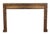 Brown Antique 5.75 Ft. Traditional Wooden Mantel For Sale - Image 8 of 8