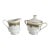 Vintage Everbrite Alberta Cream & Sugar Set, Made in Japan For Sale