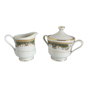 Vintage Everbrite Alberta Cream & Sugar Set, Made in Japan