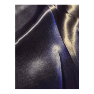 Stunning Ralph Lauren Designer Black Silk Crepe - 3.5 Yards For Sale
