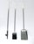 Metal Albrizzi Style Metal Chrome and Lucite Fireplace Tools, Set, Late 20th Century For Sale - Image 7 of 10