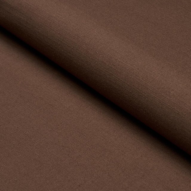 SAMPLE - Schumacher X Mark D. Sikes Judy Texture Fabric In Brown For Sale