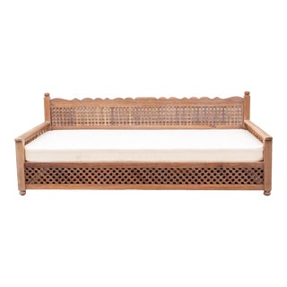 Long Reclaimed Teak Moroccan Daybed For Sale