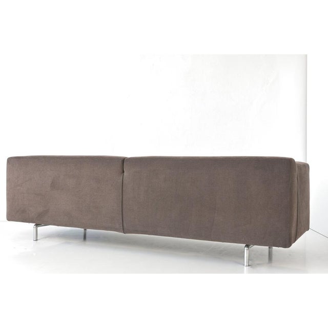 Brown Met 250 4-Seater Sofa by Piero Lissoni for Cassina, Italy, 2005 For Sale - Image 8 of 14