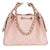 Chanel Pink Quilted Caviar Small Chanel 25 Hobo Handbag For Sale - Image 4 of 8