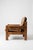 Mid-Century Modern Vintage Brutalist Leather Armchair, 1960s For Sale - Image 3 of 4