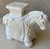 Circa 1980 Fabulous Linen-Hued Earthenware Pony Garden Stool / Plant Stand For Sale - Image 12 of 18