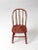 Wood Vintage Painted Pink Kid's Chair For Sale - Image 7 of 10