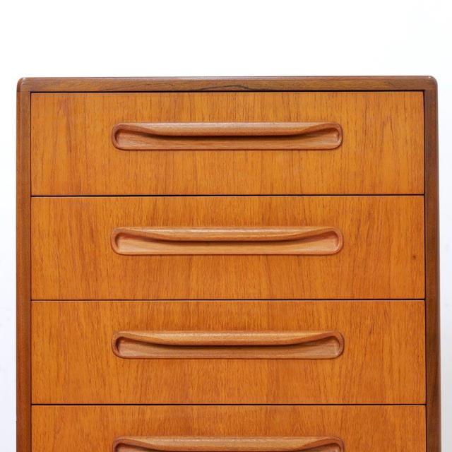 1960s 1960s Mid Century Teak Fresco Tall Boy Dresser by Vb Wilkins for G Plan For Sale - Image 5 of 8