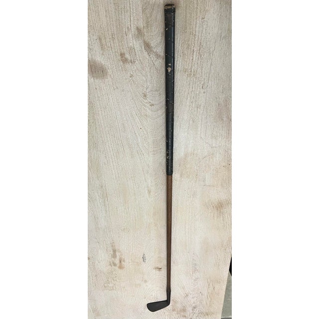 Brown Antique Golf Club Hand Forged Tom Stewart of St. Andrews, Scotland. For Sale - Image 8 of 8
