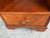 Vintage Art Deco Walnut Nightstand With Ribbed Drawer Front For Sale - Image 4 of 12