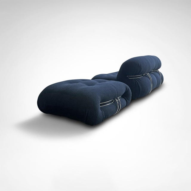 Early 21st Century Soriana 2-Seater Sofa and Ottoman by Tobia and Afra Scarpa for Cassina, 2010s, Set of 2 For Sale - Image 5 of 11