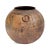 Industrial farmhouse style aged iron round ball shaped pot from India. Original rivet details and ring handles. Beautiful...