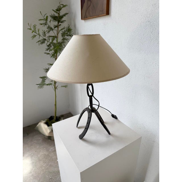 Brutalist Chain Table Lamp, 1950s For Sale - Image 12 of 18