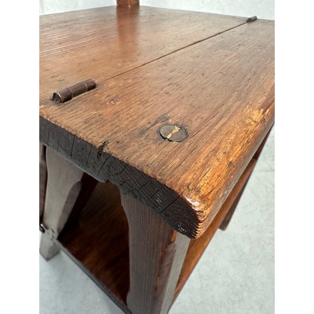 Vintage Library Step Stool, 1920s For Sale - Image 11 of 14
