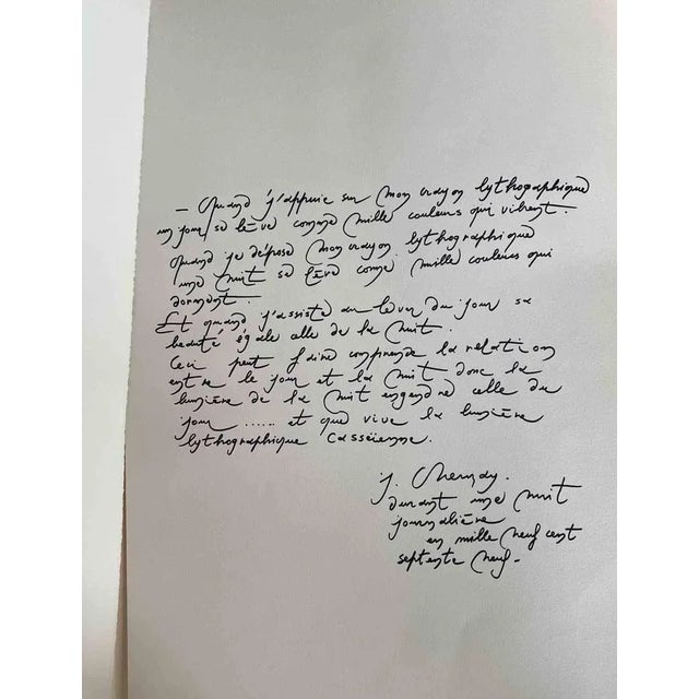 Contemporary Jacques Chemay, Phantom, Lithograph, 1997 For Sale - Image 3 of 4