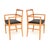 Mid-Century Modern Vintage Danish Carver Chairs attributed to Arne Vodder for Sibast, 1960s, Set of 2 For Sale - Image 3 of 11