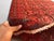 Red Vintage Afghan Ersari Turkmen All-Over Gul Rug - 7'8" X 4'1" For Sale - Image 8 of 12