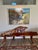A striking one-of-a-kind sculptural teak bench featuring an extraordinary natural live-edge form and richly figured wood...