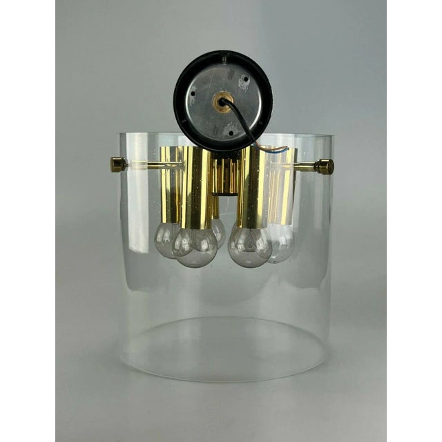 Metal Large Mid-Century Space Age Wall Lamp from Limburg For Sale - Image 7 of 11