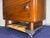 Art Deco Vintage Art Deco-Style Walnut 5-Drawer High Chest of Drawers For Sale - Image 3 of 14