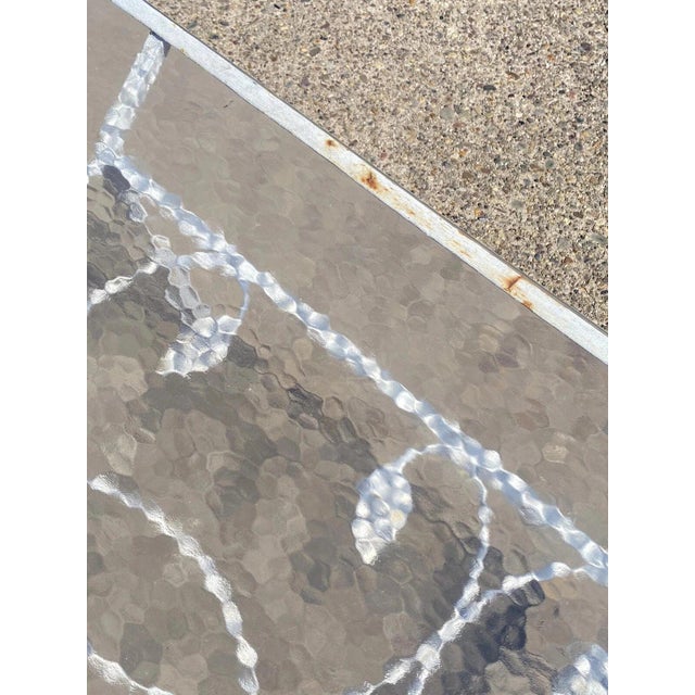 Vintage John Salterini Grapevine Wrought Iron Garden Patio Dining Set - 7 Pc Set For Sale - Image 9 of 11