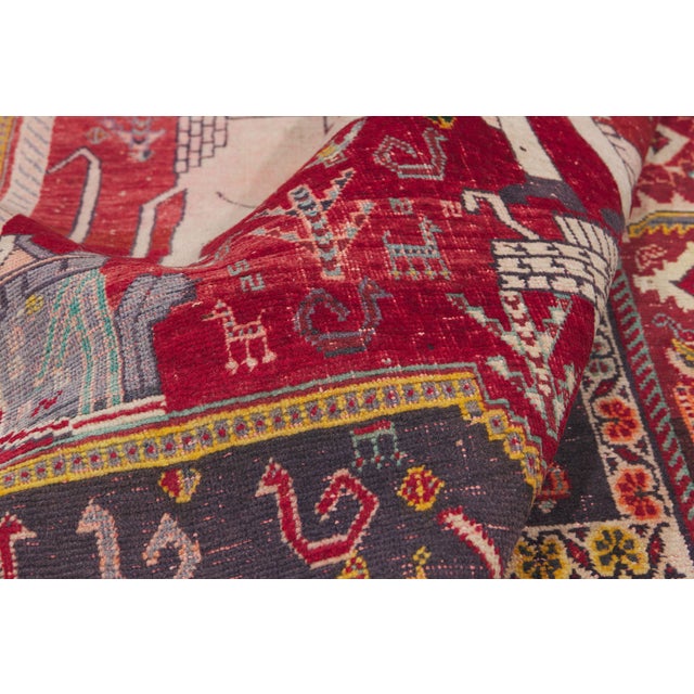 Antique Persian Shiraz Rug, 05'02 X 07'09 For Sale In Dallas - Image 6 of 10