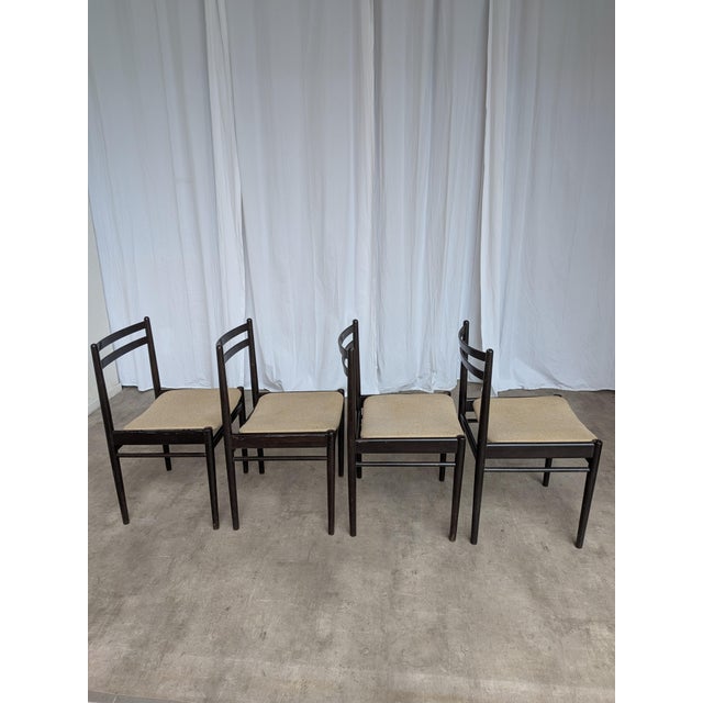 Vintage Dining Chairs in Beech from Stol Kamnik, 1970s, Set of 4 For Sale - Image 13 of 18