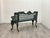 Vintage Green Cast Aluminum Outdoor Bench For Sale In Los Angeles - Image 6 of 7