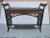 1970s Vintage Foyer or Console Table Tortoise Burnt Bamboo Black Accent For Sale - Image 13 of 13